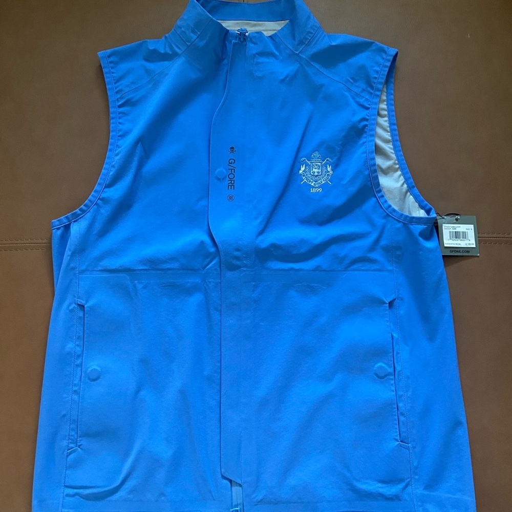 G/FORE Royal Blue Vest- Detroit Golf Club